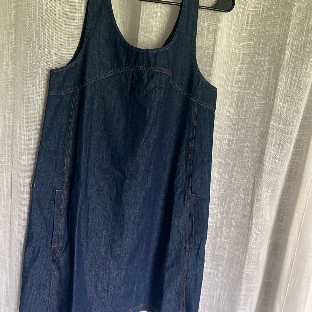 NATURAL LIFE Dark Blue Denim Mini Dress